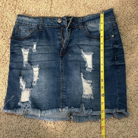 NWOT Jean mini skirt - Picture 6 of 7